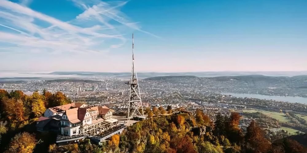 Zürich, Uto Kulm Hotel, Üetliberg